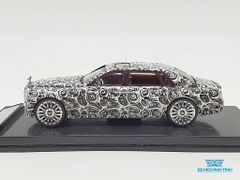 Xe Mô Hình Rolls-Royce Phantom 1:64 Collector's Model (Trắng Hoạ Tiết Đen)
