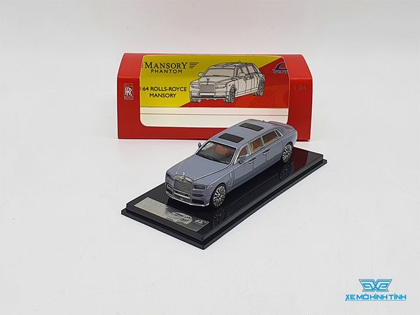 Xe Mô Hình Rolls Royce Mansory Phantom 1:64 SCArt ( Xám )