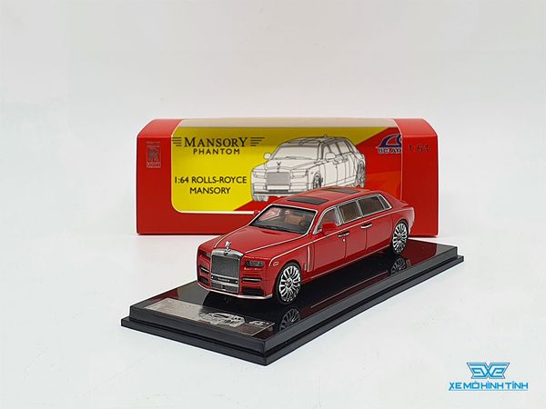 Xe Mô Hình Rolls Royce Mansory Phantom 1:64 SCArt ( Đỏ )