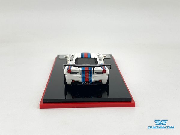 Xe Mô Hình Ferrari 458 Martini Racing Limited 299pcs 1:64 Scale Mini ( Martini )