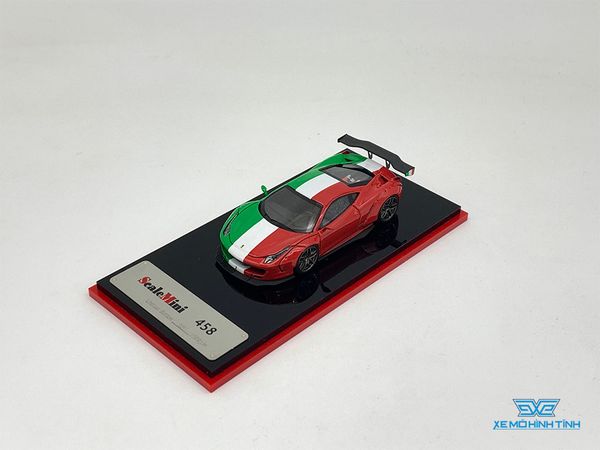 Xe Mô Hình Ferrari 458 Martini Racing Limited 299pcs 1:64 Scale Mini ( Italia )