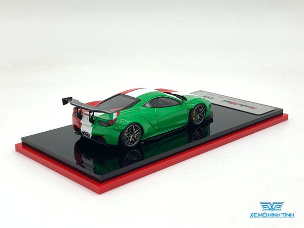 Xe Mô Hình Ferrari 458 Martini Racing Limited 299pcs 1:64 Scale Mini ( Italia )