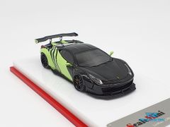 Xe Mô Hình Ferrari 458 Limited 299pcs 1:64 ScaleMini ( Đen/Xanh)