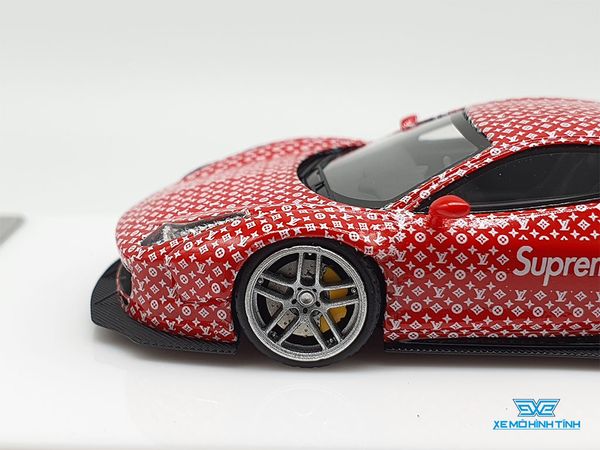 Xe Mô Hình Ferrari 458 Superme 1:64 Scale Mini ( Đỏ Superme)