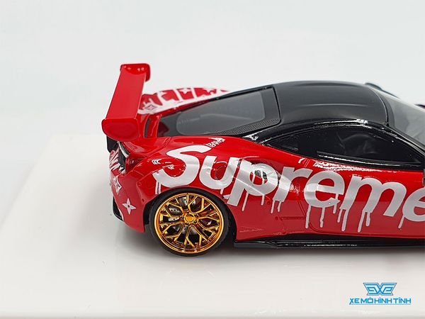 Xe Mô Hình Ferrari 488 Superme & LV 1:64 Scale Mini ( Đỏ )