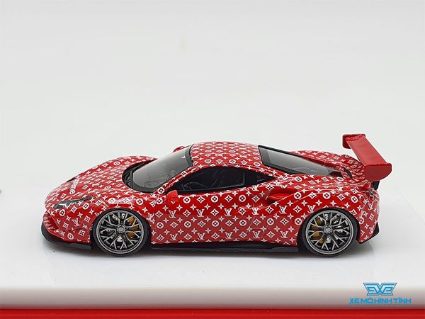 Xe Mô Hình Ferrari 488 Supreme 1:64 Scale Mini ( Đỏ Supreme )