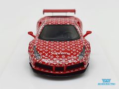 Xe Mô Hình Ferrari 488 Supreme 1:64 Scale Mini ( Đỏ Supreme )