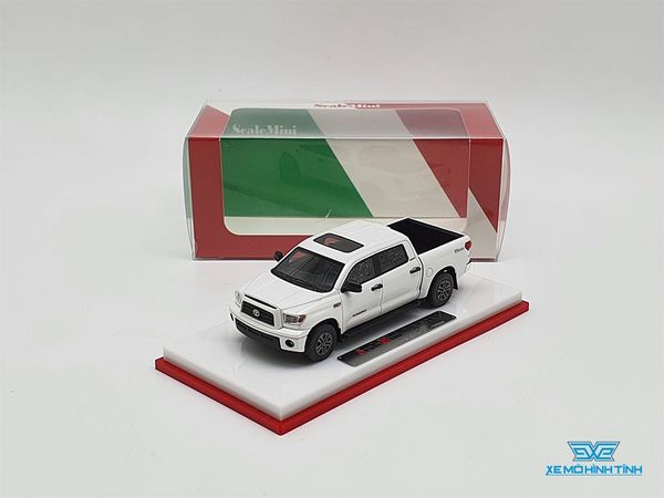 Xe Mô Hình Toyota Tundra 1:64 Scale Mini ( Trắng )