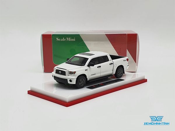 Xe Mô Hình Toyota Tundra 1:64 Scale Mini ( Trắng )