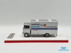 Xe Mô Hình Mercedes-Benz LP 608 tem Martini / Porsche Racing 1:64 Scale Mini ( Bạc )