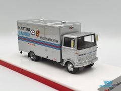 Xe Mô Hình Mercedes-Benz LP 608 tem Martini / Porsche Racing 1:64 Scale Mini ( Bạc )