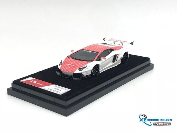 Xe Mô Hình Lamborghini Aventador Superme LB 1:64 Limited 999 Pcs ( Trắng )
