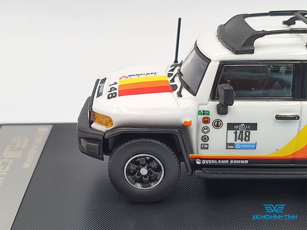 Xe Mô Hình Toyota FJ Cruiser 1/64 Street Weapon ( Trắng ) - Limited 500pcs