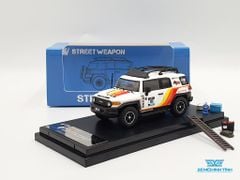 Xe Mô Hình Toyota FJ Cruiser 1/64 Street Weapon ( Trắng ) - Limited 500pcs