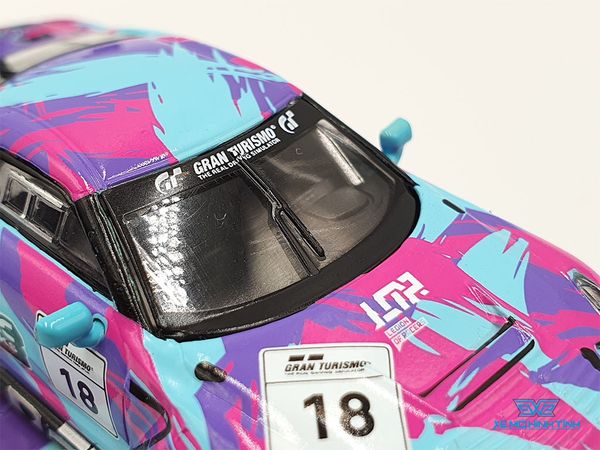 Xe Mô Hình Nissan GT-R Nismo GT3 Winner of LOR Livery Contest 2020 1:64 Tarmac Works ( Hồng )