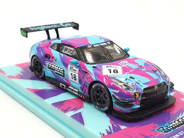 Xe Mô Hình Nissan GT-R Nismo GT3 Winner of LOR Livery Contest 2020 1:64 Tarmac Works ( Hồng )