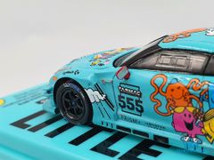 Xe Mô Hình Nissan GT-R Nismo GT3 Legion of Racers 2020 Champion Mr.Men Little Miss 1:64 Tarmac Works( Xanh Min Hoạt Hình )