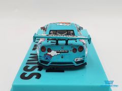 Xe Mô Hình Nissan GT-R Nismo GT3 Legion of Racers 2020 Champion Mr.Men Little Miss 1:64 Tarmac Works( Xanh Min Hoạt Hình )