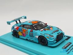 Xe Mô Hình Nissan GT-R Nismo GT3 Legion of Racers 2020 Champion Mr.Men Little Miss 1:64 Tarmac Works( Xanh Min Hoạt Hình )