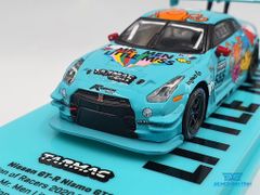 Xe Mô Hình Nissan GT-R Nismo GT3 Legion of Racers 2020 Champion Mr.Men Little Miss 1:64 Tarmac Works( Xanh Min Hoạt Hình )