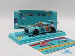 Xe Mô Hình Nissan GT-R Nismo GT3 Legion of Racers 2020 Champion Mr.Men Little Miss 1:64 Tarmac Works( Xanh Min Hoạt Hình )