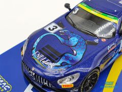 Xe Mô Hình Mescedes-AMG Gt4 Super Taikyu Series 2019 Endless Sports 1:64 Tarmac Works ( Xanh Dương )