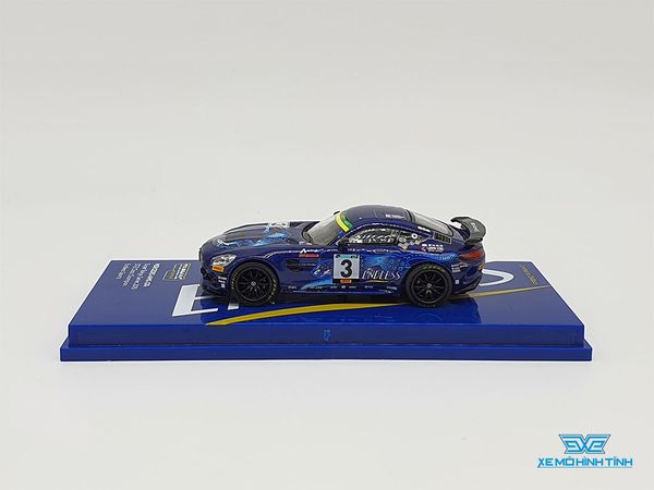 Xe Mô Hình Mescedes-AMG Gt4 Super Taikyu Series 2019 Endless Sports 1:64 Tarmac Works ( Xanh Dương )