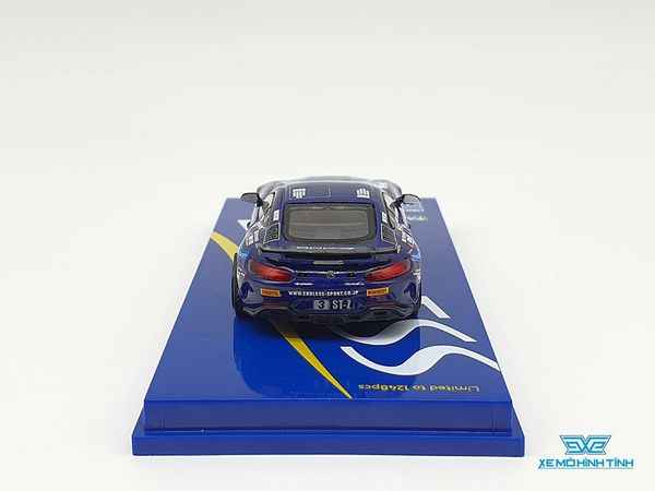 Xe Mô Hình Mescedes-AMG Gt4 Super Taikyu Series 2019 Endless Sports 1:64 Tarmac Works ( Xanh Dương )