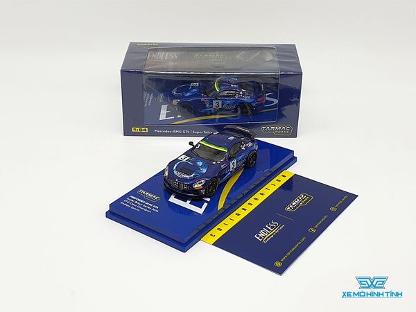 Xe Mô Hình Mescedes-AMG Gt4 Super Taikyu Series 2019 Endless Sports 1:64 Tarmac Works ( Xanh Dương )