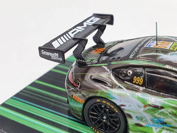 Xe Mô Hình Mercedes-AMG GT3 Macau GT Cup / Fia GT Cup 2019 Winner - Raffaele Marciello 1:64 Tarmac Works ( Xanh Lá )