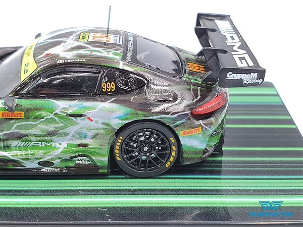 Xe Mô Hình Mercedes-AMG GT3 Macau GT Cup / Fia GT Cup 2019 Winner - Raffaele Marciello 1:64 Tarmac Works ( Xanh Lá )