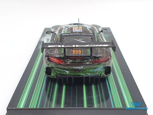 Xe Mô Hình Mercedes-AMG GT3 Macau GT Cup / Fia GT Cup 2019 Winner - Raffaele Marciello 1:64 Tarmac Works ( Xanh Lá )