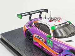 Xe Mô Hình Mercedes-AMG GT3 WeatherTech SportsCar Championship 2019 Keating Bleekemolen 1:64 Tarmac Works ( Tím )