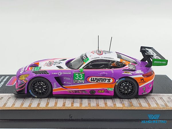 Xe Mô Hình Mercedes-AMG GT3 WeatherTech SportsCar Championship 2019 Keating Bleekemolen 1:64 Tarmac Works ( Tím )