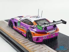 Xe Mô Hình Mercedes-AMG GT3 WeatherTech SportsCar Championship 2019 Keating Bleekemolen 1:64 Tarmac Works ( Tím )