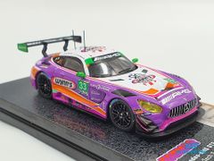 Xe Mô Hình Mercedes-AMG GT3 WeatherTech SportsCar Championship 2019 Keating Bleekemolen 1:64 Tarmac Works ( Tím )