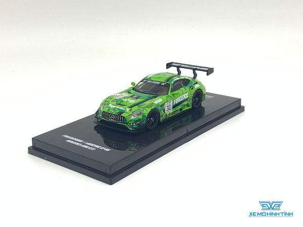 Xe Mô Hình Mercedes- AMG GT3 eRacing GP Hong Kong Season 1 1:64 Tarnac Works ( Xanh )