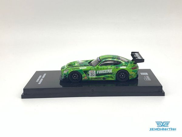 Xe Mô Hình Mercedes- AMG GT3 eRacing GP Hong Kong Season 1 1:64 Tarnac Works ( Xanh )