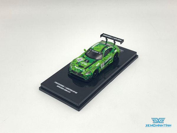 Xe Mô Hình Mercedes- AMG GT3 eRacing GP Hong Kong Season 1 1:64 Tarnac Works ( Xanh )