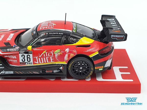 Xe Mô Hình Mercedes-AMG GT3 Matt Solomon 1:64 Tarmac Works( Đỏ Juice )