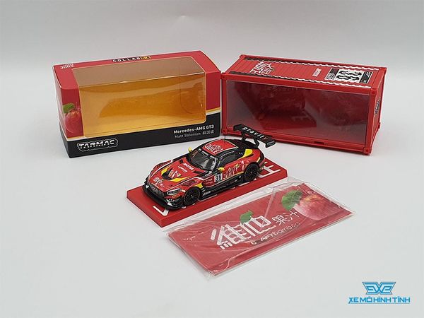 Xe Mô Hình Mercedes-AMG GT3 Matt Solomon 1:64 Tarmac Works( Đỏ Juice )