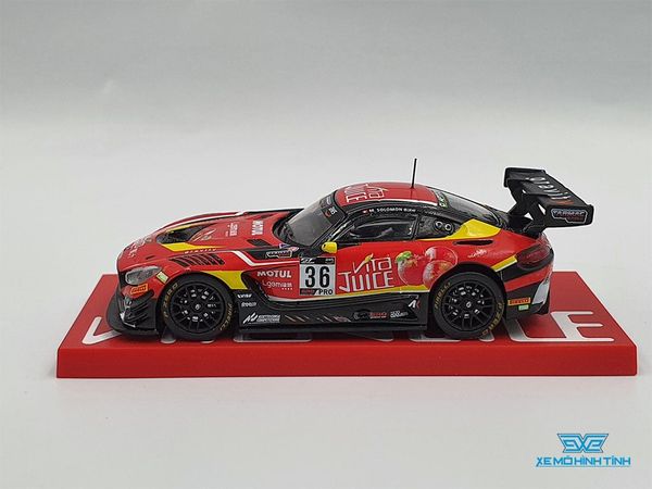 Xe Mô Hình Mercedes-AMG GT3 Matt Solomon 1:64 Tarmac Works( Đỏ Juice )