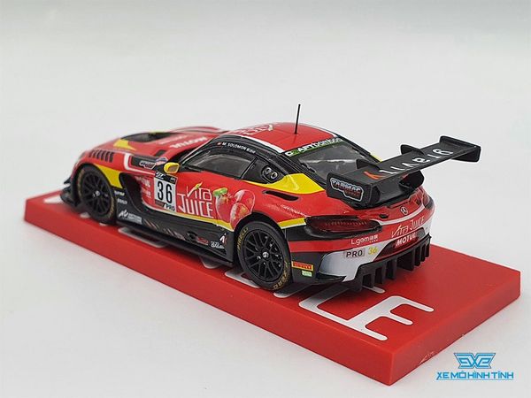 Xe Mô Hình Mercedes-AMG GT3 Matt Solomon 1:64 Tarmac Works( Đỏ Juice )