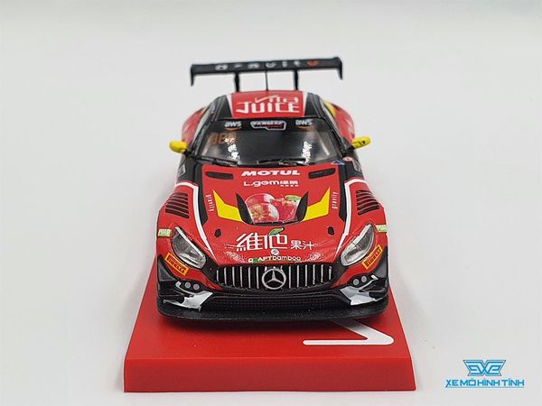 Xe Mô Hình Mercedes-AMG GT3 Matt Solomon 1:64 Tarmac Works( Đỏ Juice )