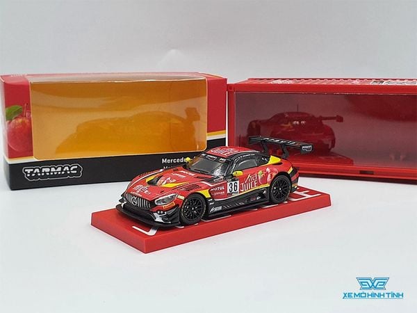 Xe Mô Hình Mercedes-AMG GT3 Matt Solomon 1:64 Tarmac Works( Đỏ Juice )