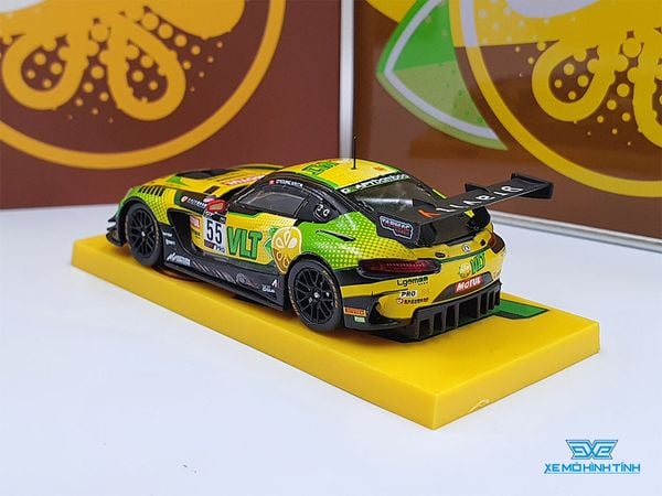 Xe Mô Hình Mercedes-AMG GT3 Darryl O'Young 1:64 Tarmac Works( Vàng )