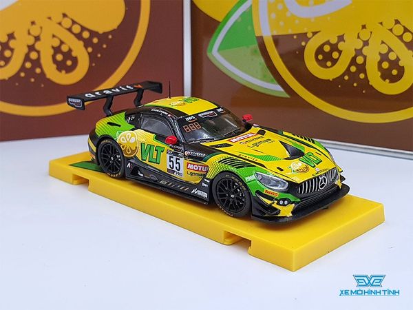 Xe Mô Hình Mercedes-AMG GT3 Darryl O'Young 1:64 Tarmac Works( Vàng )