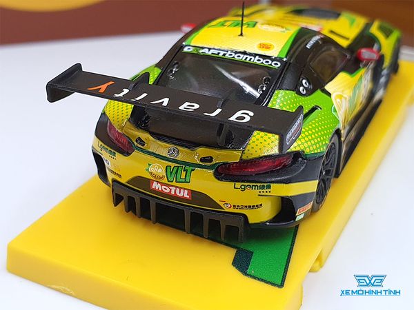 Xe Mô Hình Mercedes-AMG GT3 Darryl O'Young 1:64 Tarmac Works( Vàng )