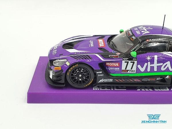 Xe Mô Hình Mercedes-AMG GT3 1:64 Tarmac Works( Tím )
