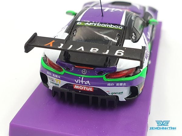 Xe Mô Hình Mercedes-AMG GT3 1:64 Tarmac Works( Tím )